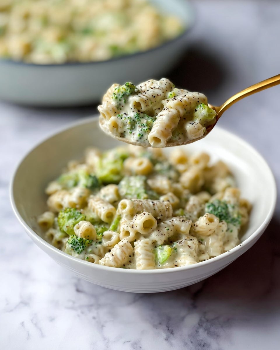 Cheesy and Creamy Broccoli Pasta Recipe - Recipe Image