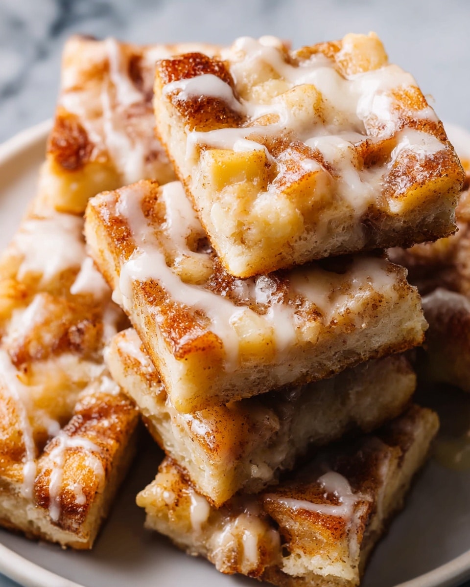 Cinnamon Brown Butter Focaccia with Vanilla Icing Recipe - Recipe Image