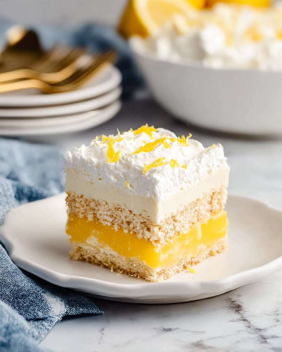 Lemon Cake with Lemon Mascarpone and Lady Fingers Recipe - Recipe Image