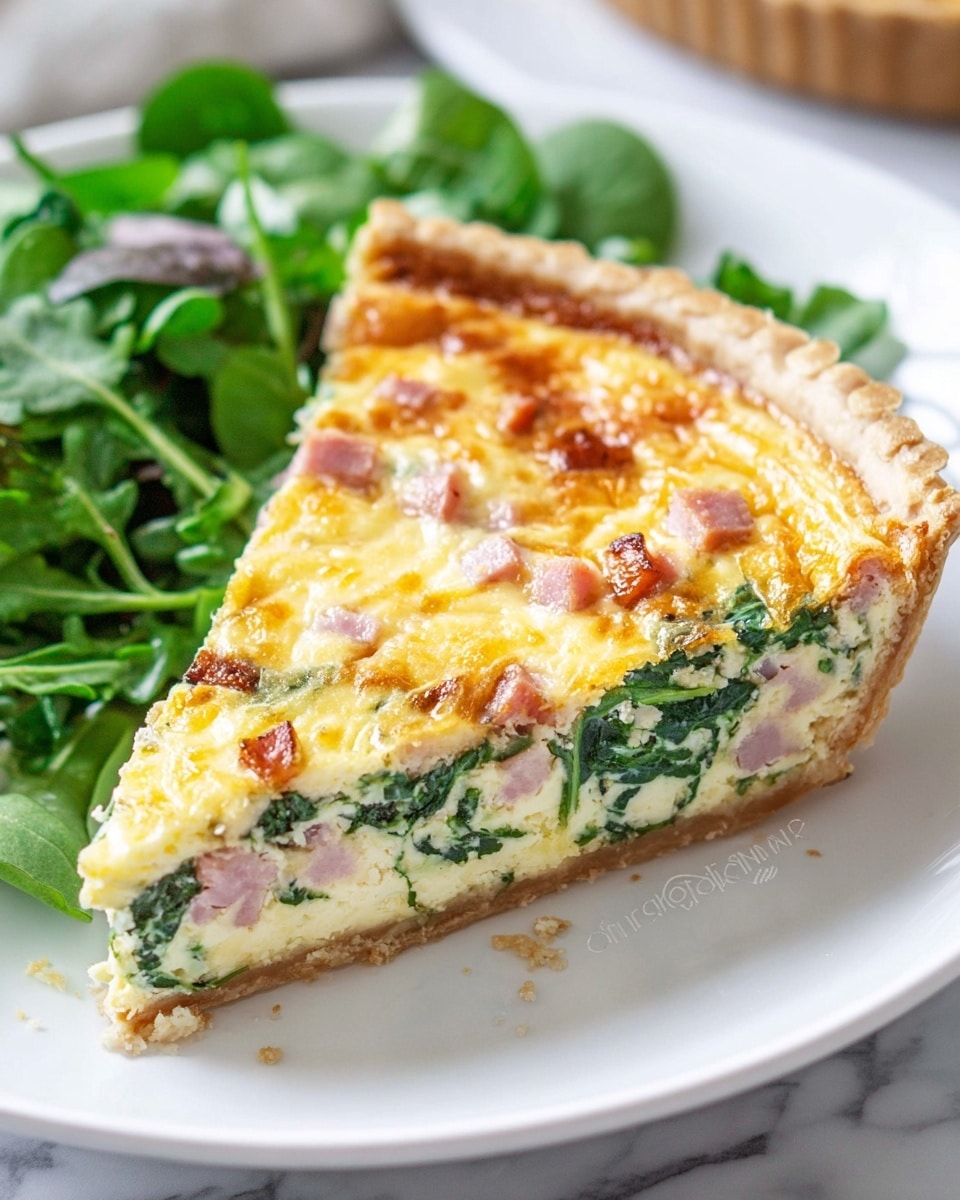 Ham and Spinach Quiche Recipe - Recipe Image