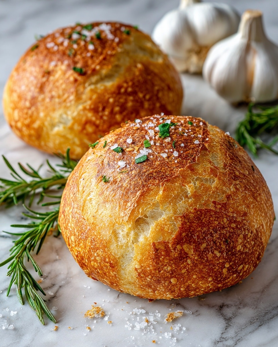 Homemade Garlic Rosemary Bread Recipe - Recipe Image