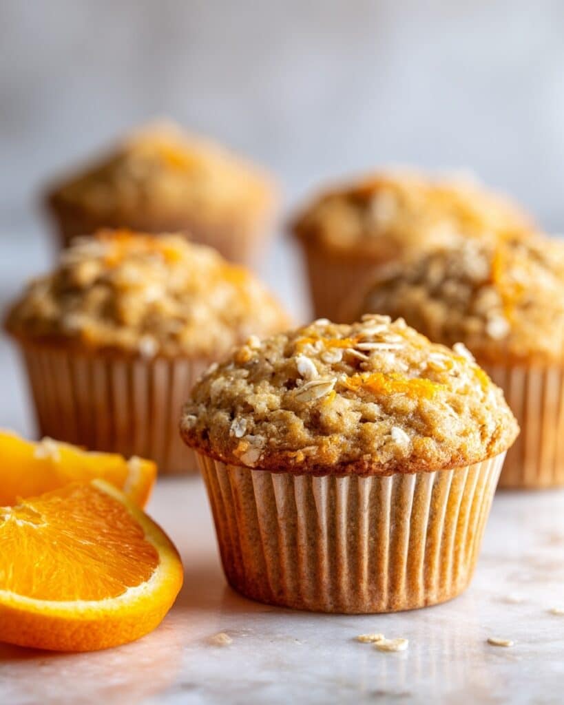Delicious Orange Carrot Oat Muffins for a Healthy Snack Recipe