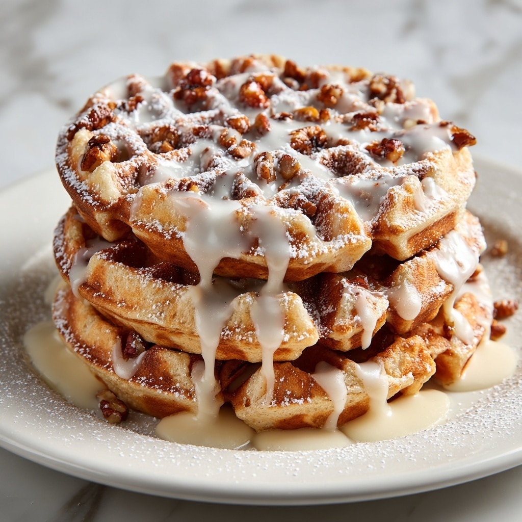 Apple Fritter Waffle Donuts Recipe - Recipe Image